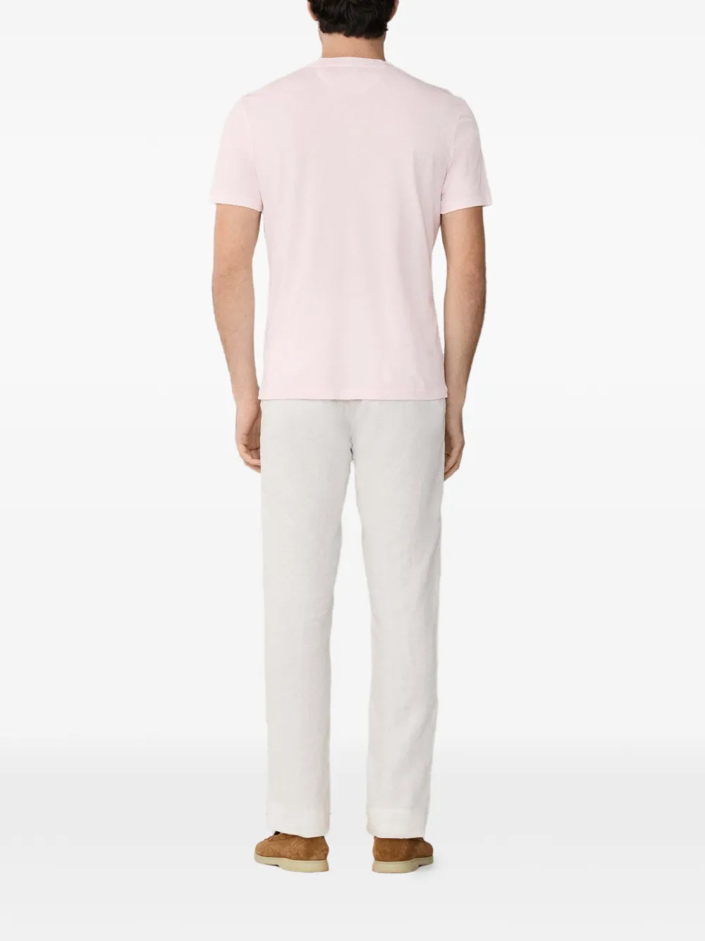 Hackett Chest-pocket T-shirt In Pink
