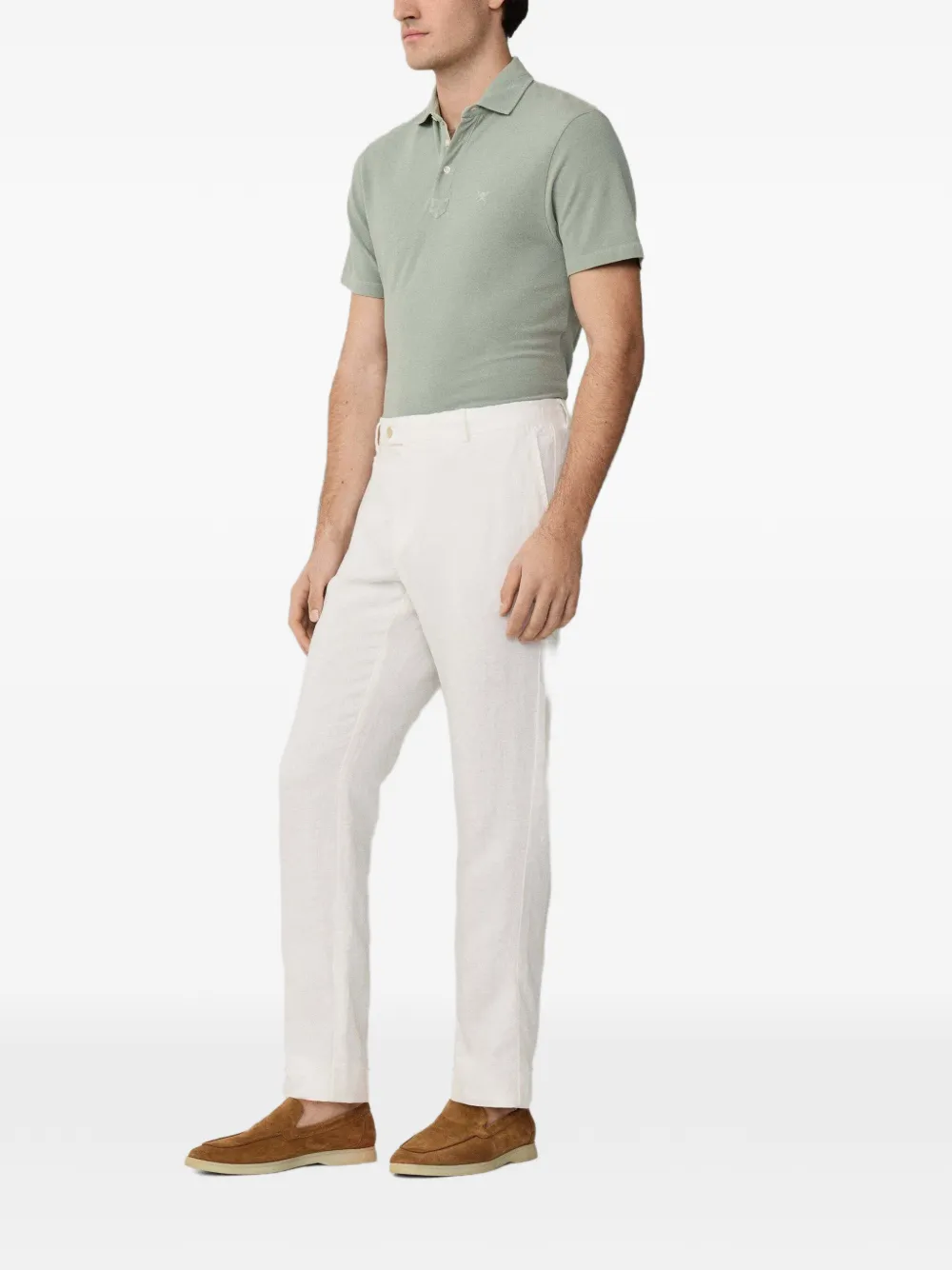 Hackett London Kensington linnen chino Beige