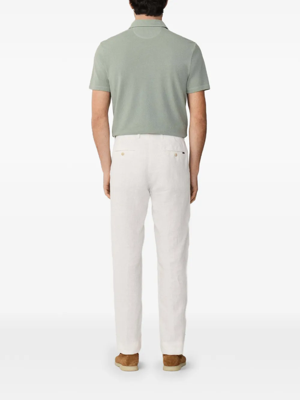 Hackett London Kensington linnen chino Beige
