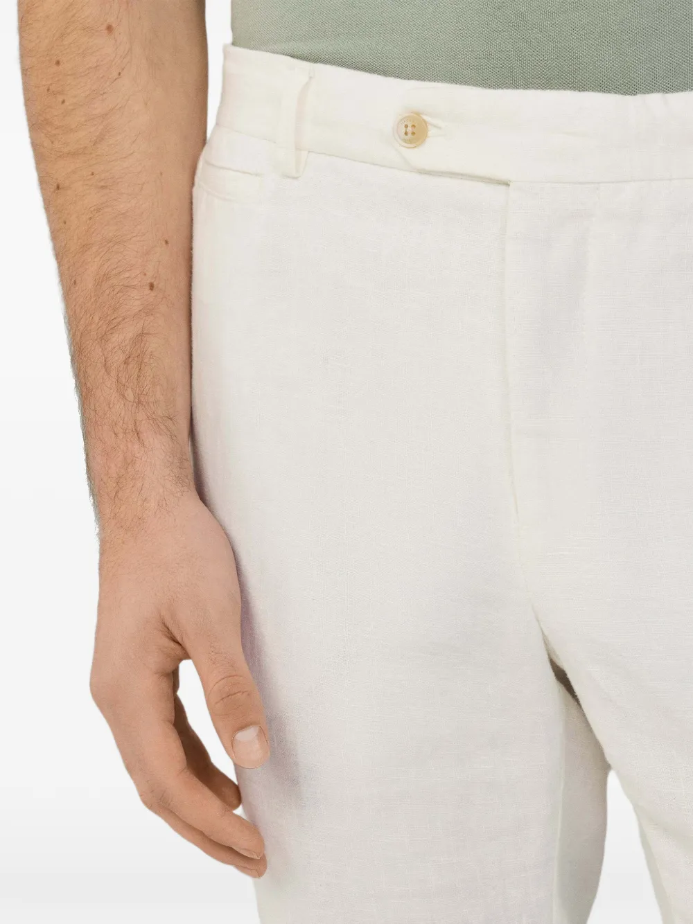 Hackett London Kensington linnen chino Beige