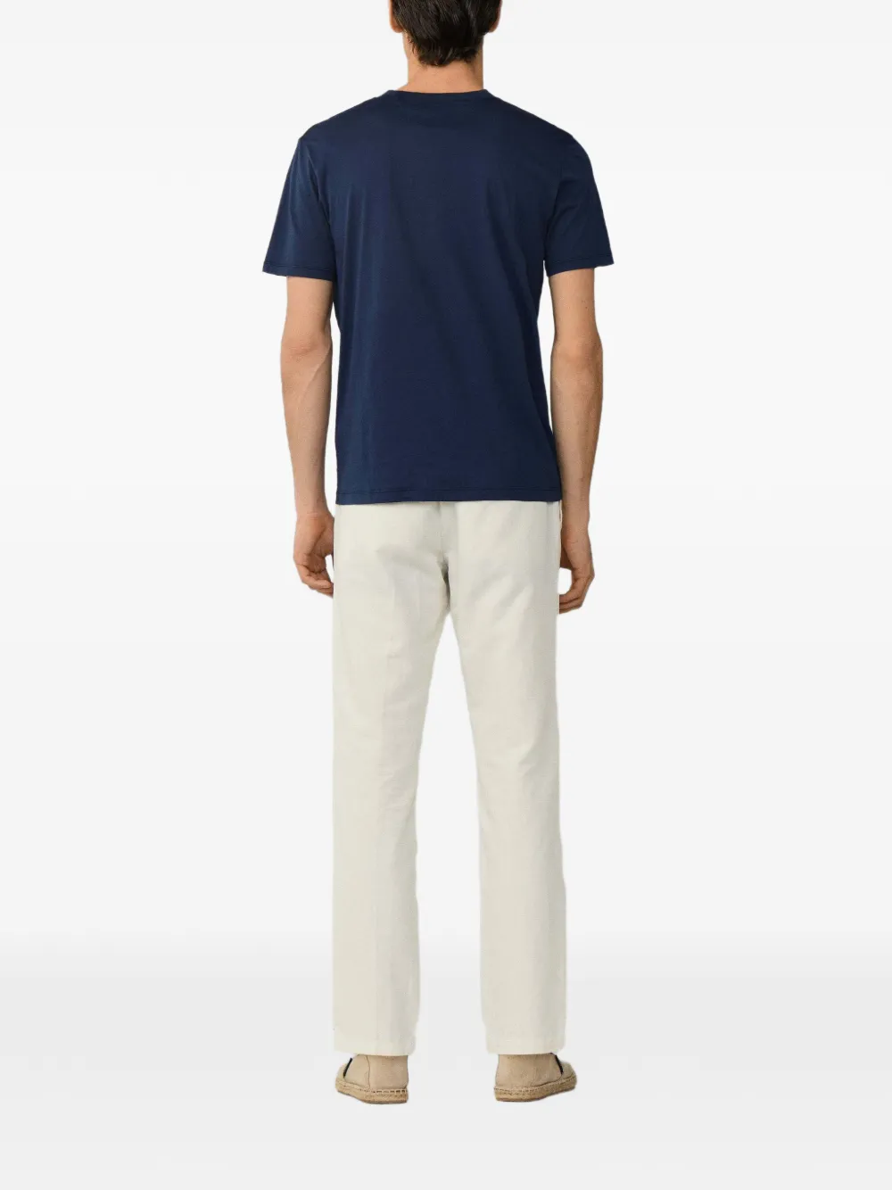 Hackett London T-shirt met zak Blauw