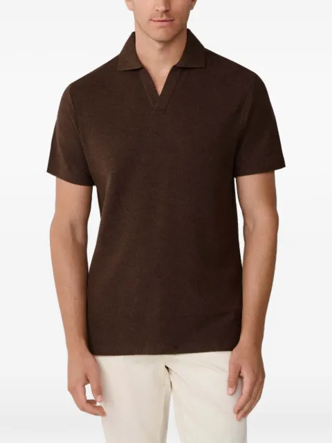 Hackett London V-neck polo shirt
