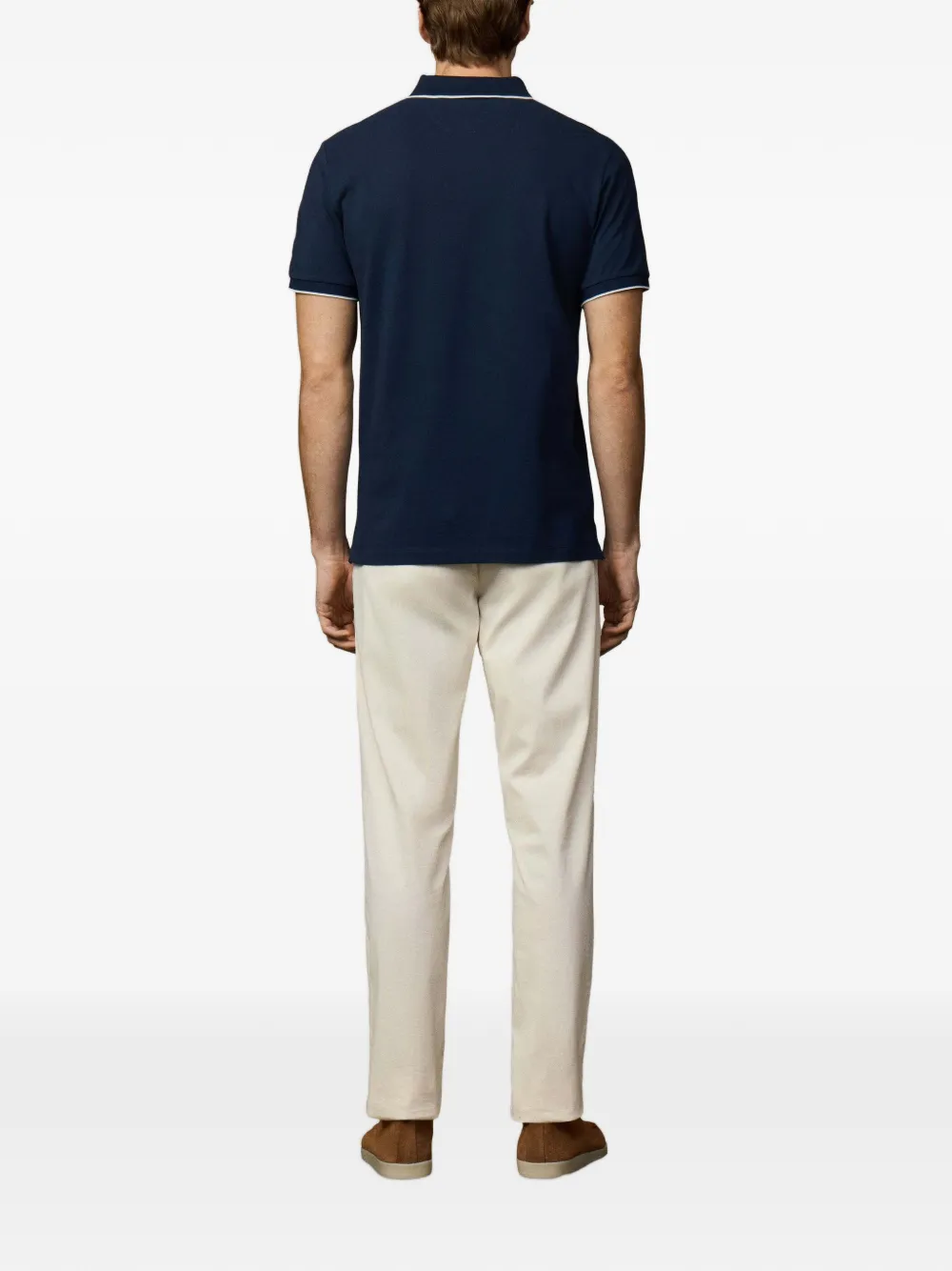 Hackett London Heritage H poloshirt met afwerking Blauw