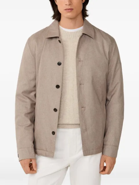 Hackett London sobrecamisa con motivo pied de poule