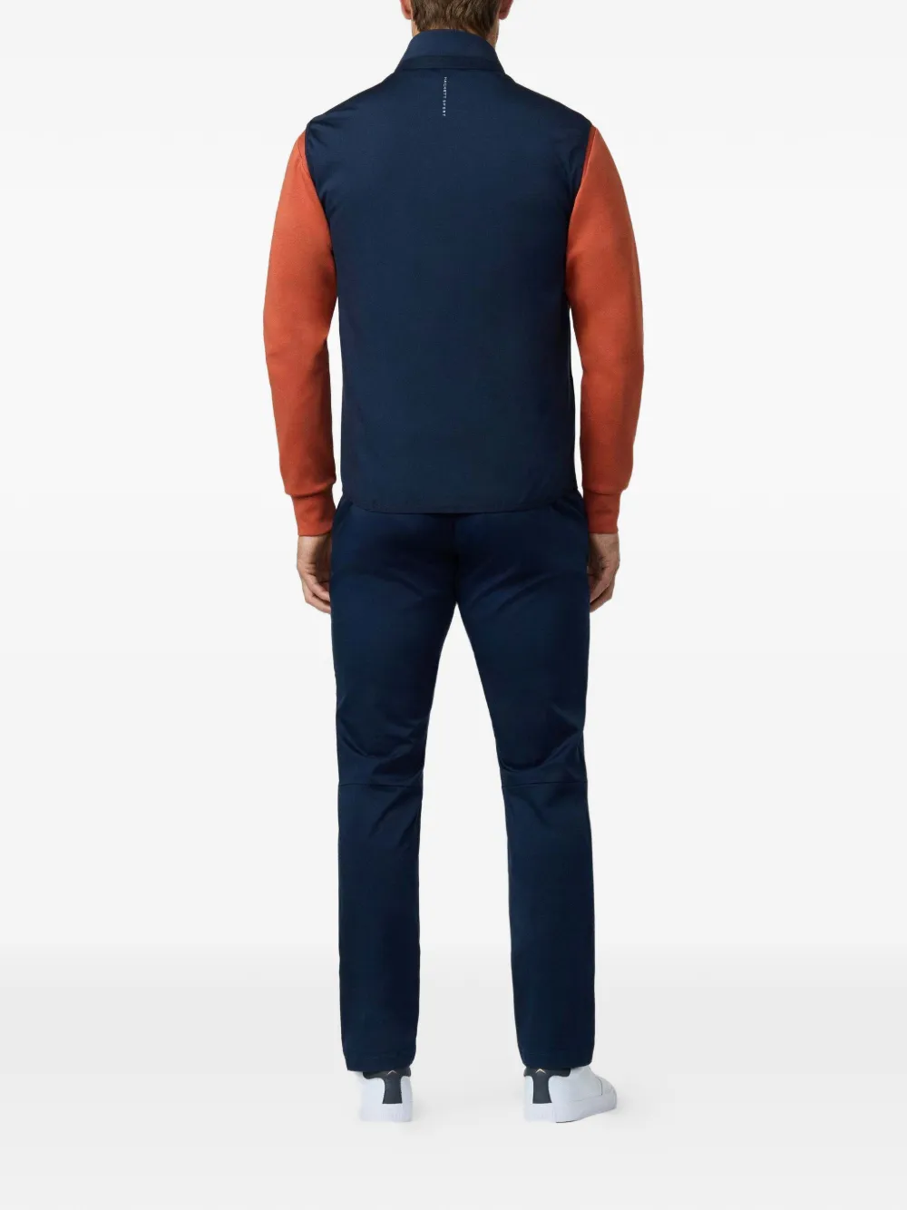 Hackett London Bodywarmer met gewatteerd vlak en rits Blauw