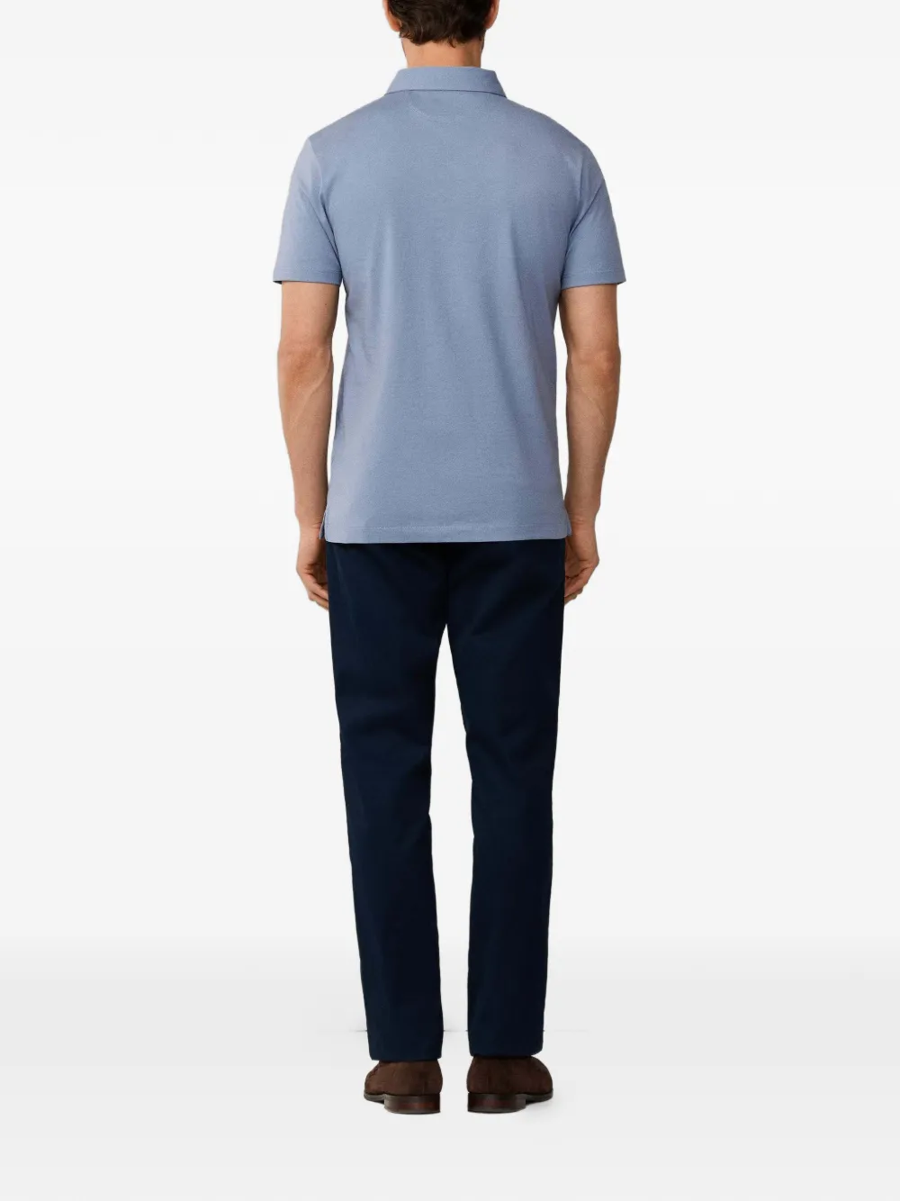 Hackett London Katoenen poloshirt Blauw
