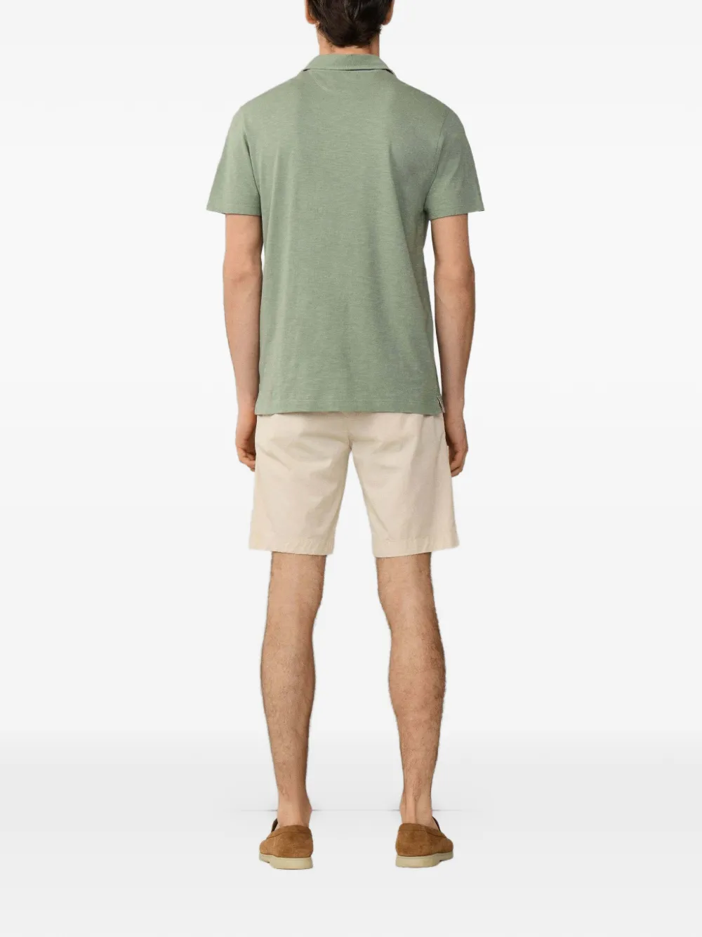 Hackett London Klassiek poloshirt met borduurwerk Groen