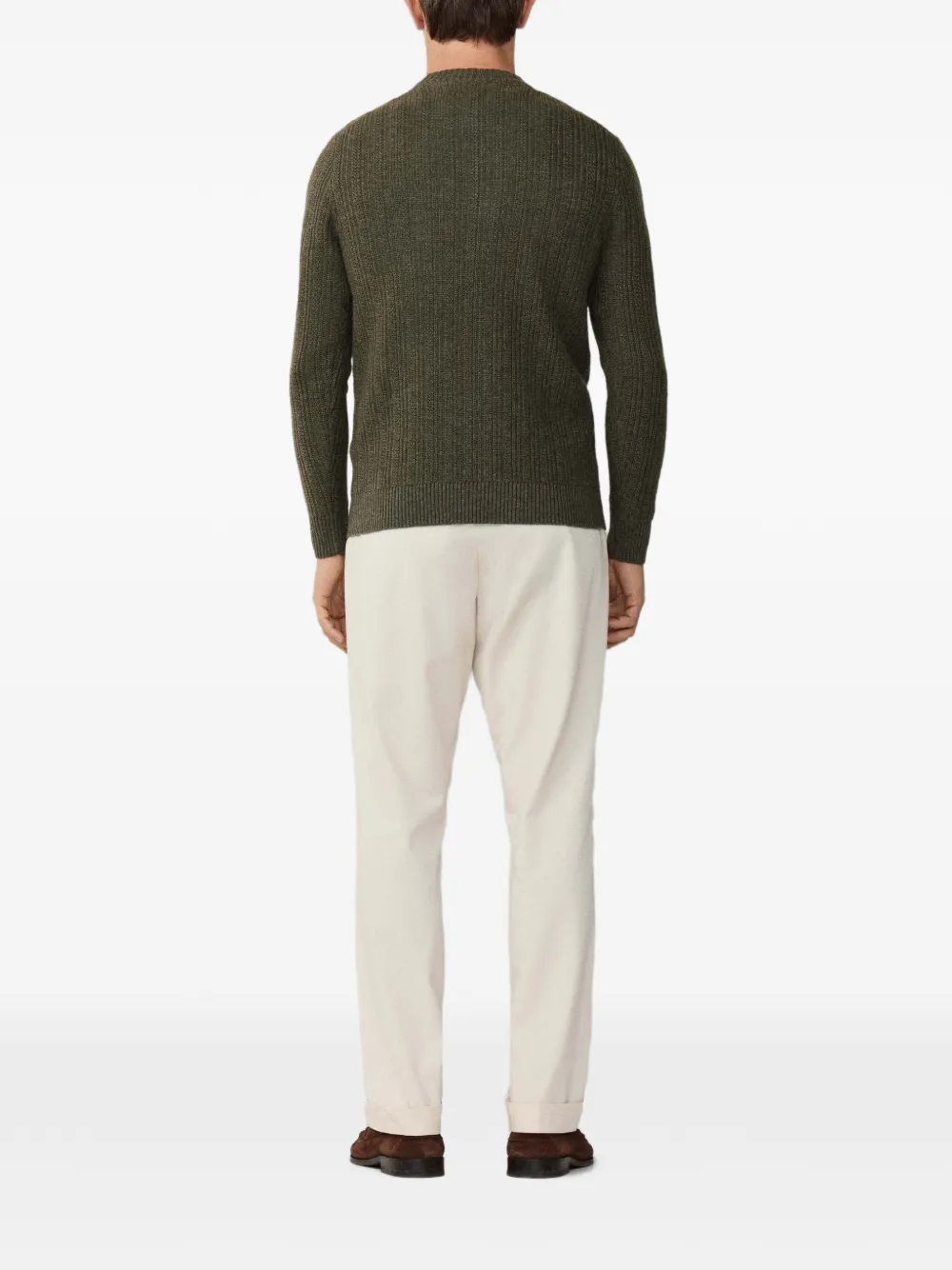 Hackett London Trui met ronde hals Groen