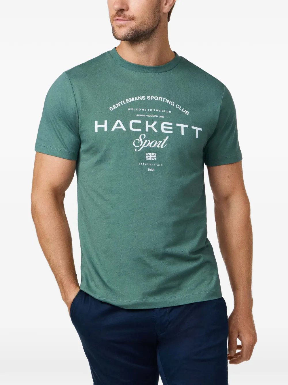Hackett Logo-print T-shirt In Multi