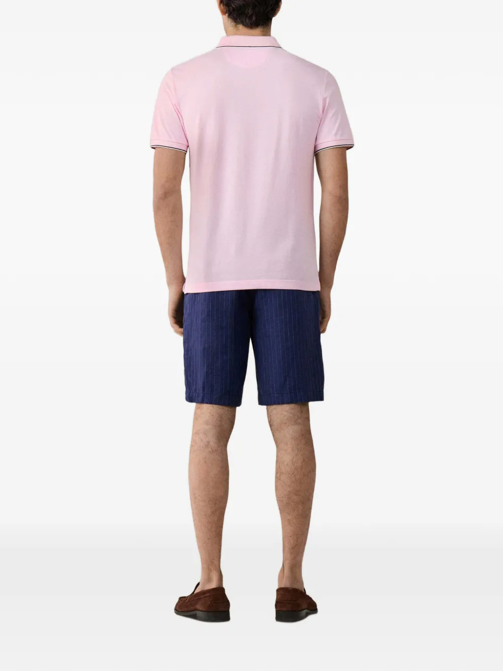 Hackett London Heritage H poloshirt met afwerking Roze