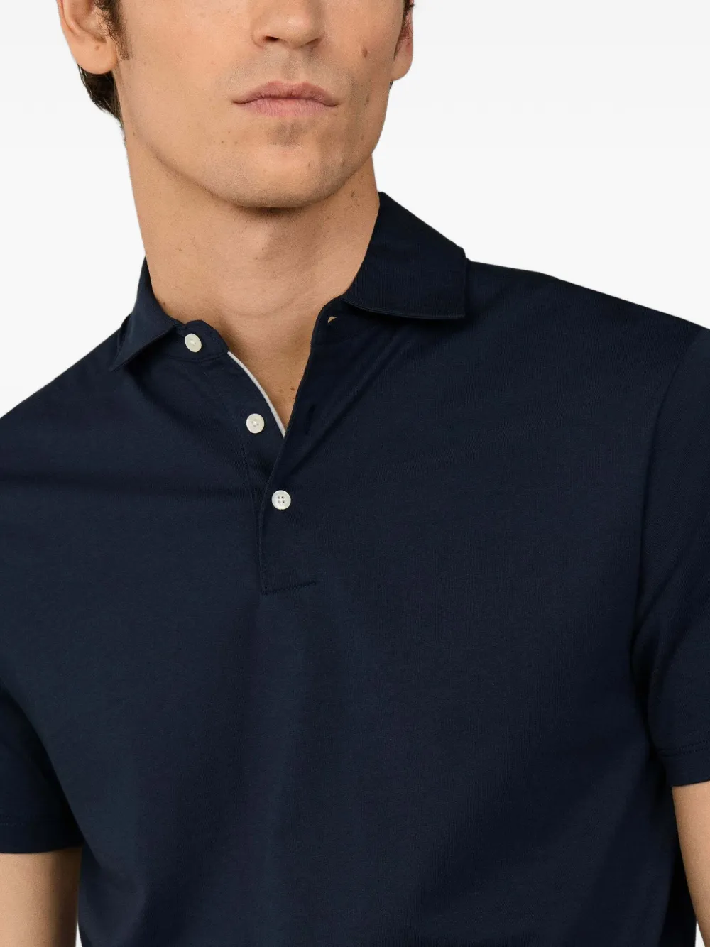 Hackett London Katoenen poloshirt Blauw