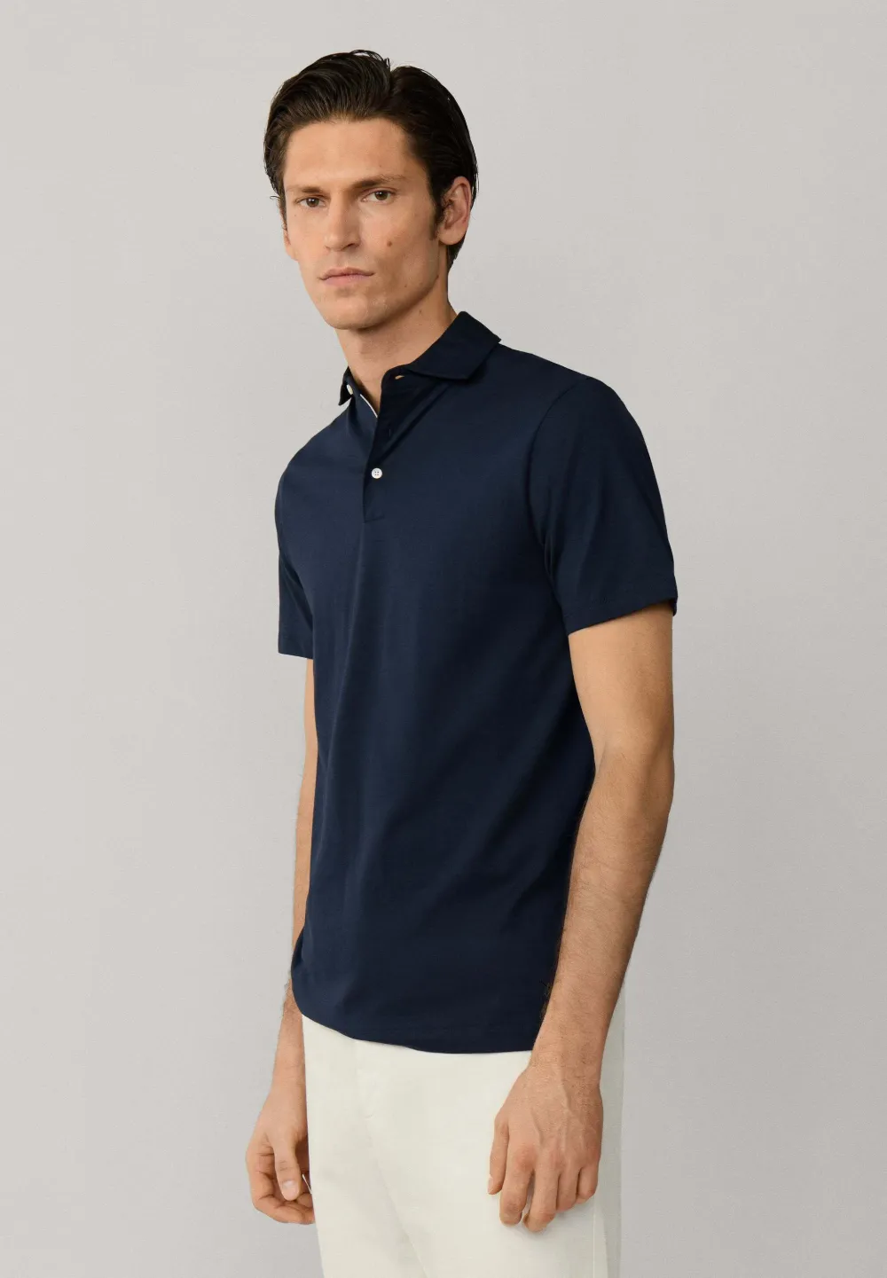 Hackett London Katoenen poloshirt Blauw