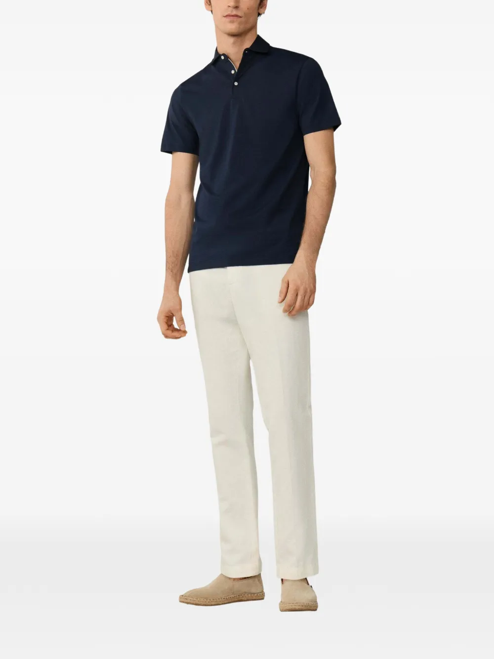 Hackett London Katoenen poloshirt Blauw