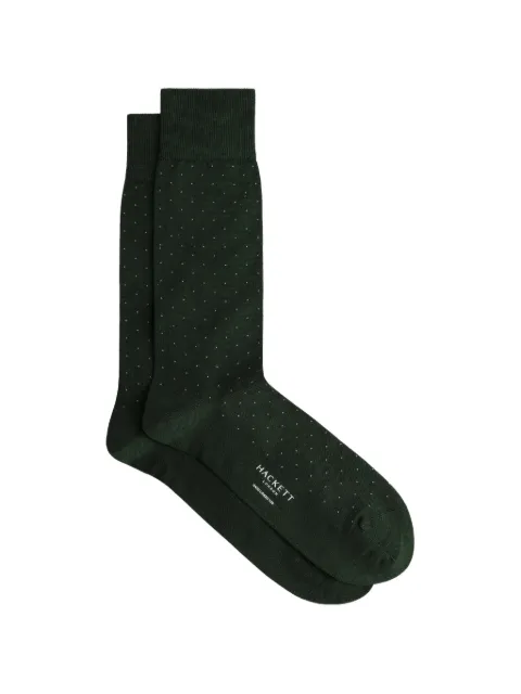 Hackett London jacquard polka-dot socks