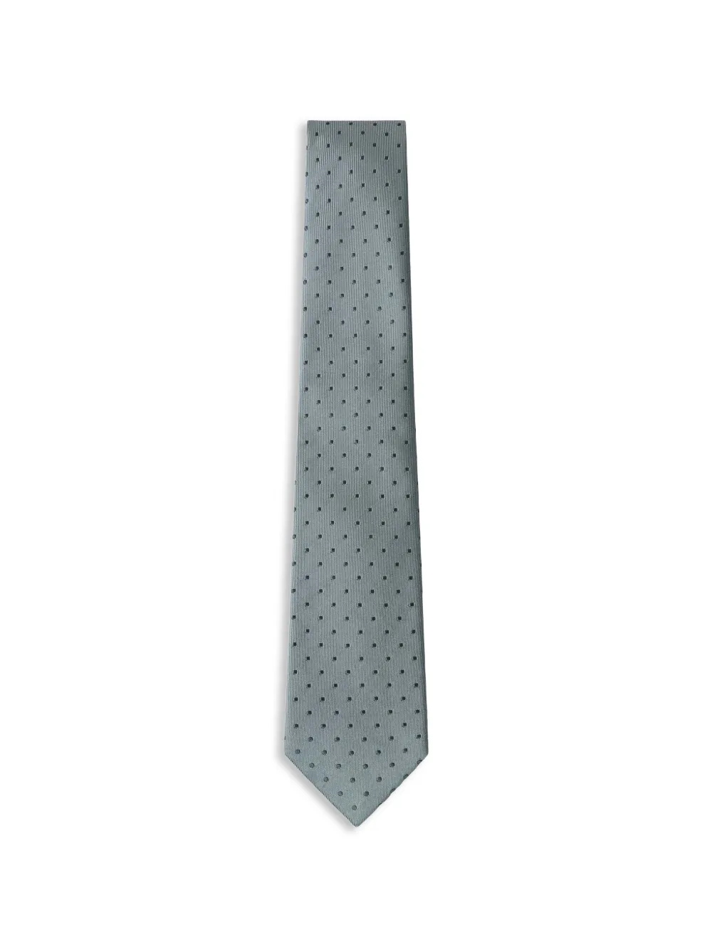 Hackett Mayfair Dot Twill Tie In Green