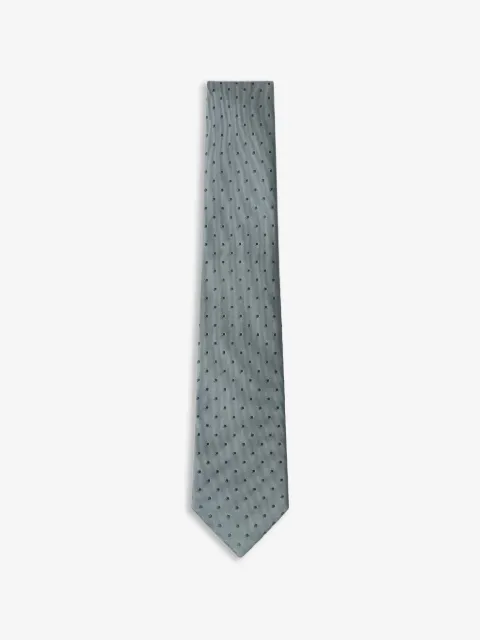 Hackett London Mayfair Dot 斜纹布领带