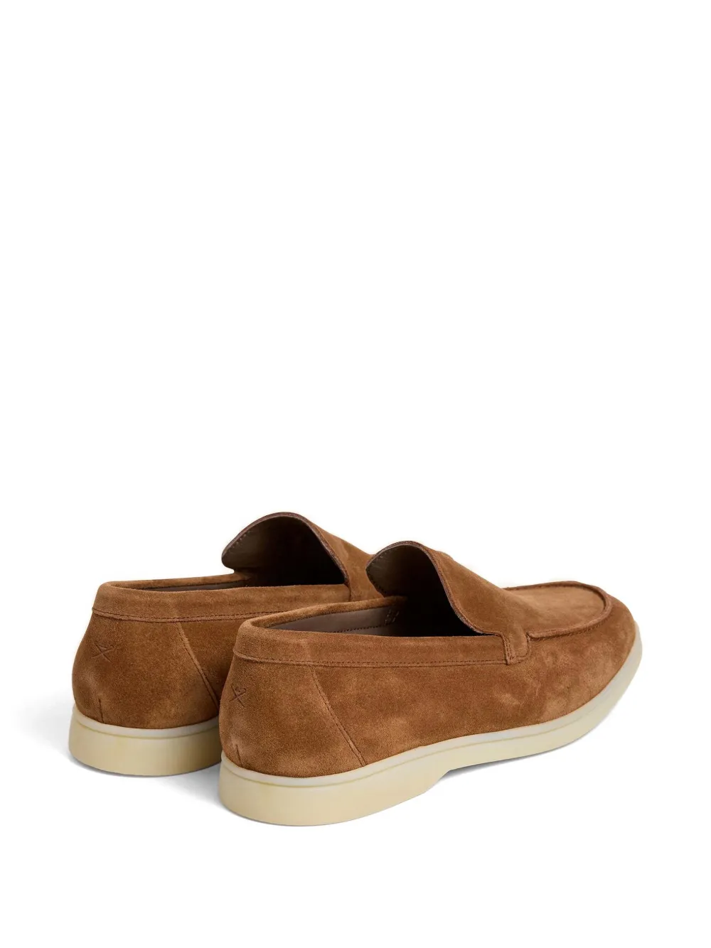 Hackett London Martin suède loafers Bruin