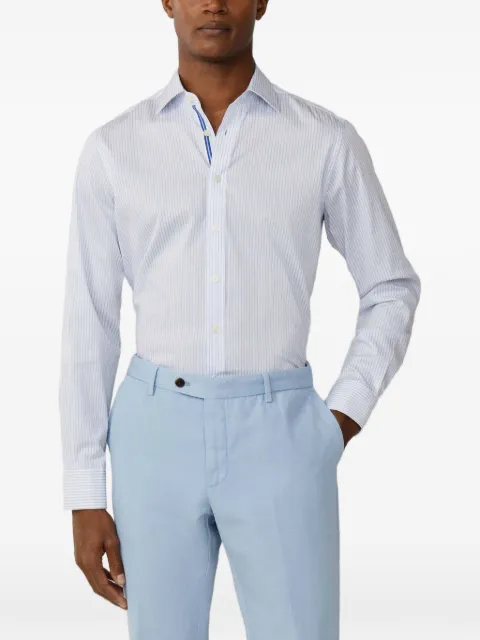 Hackett London button-down striped cotton shirt