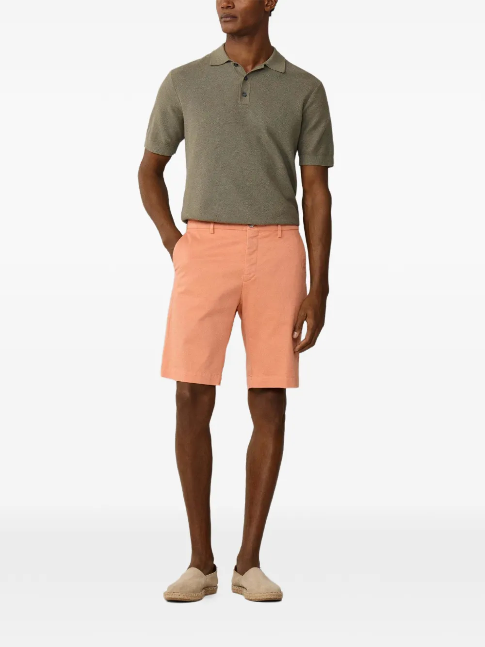 Hackett London Sanderson chino shorts Oranje
