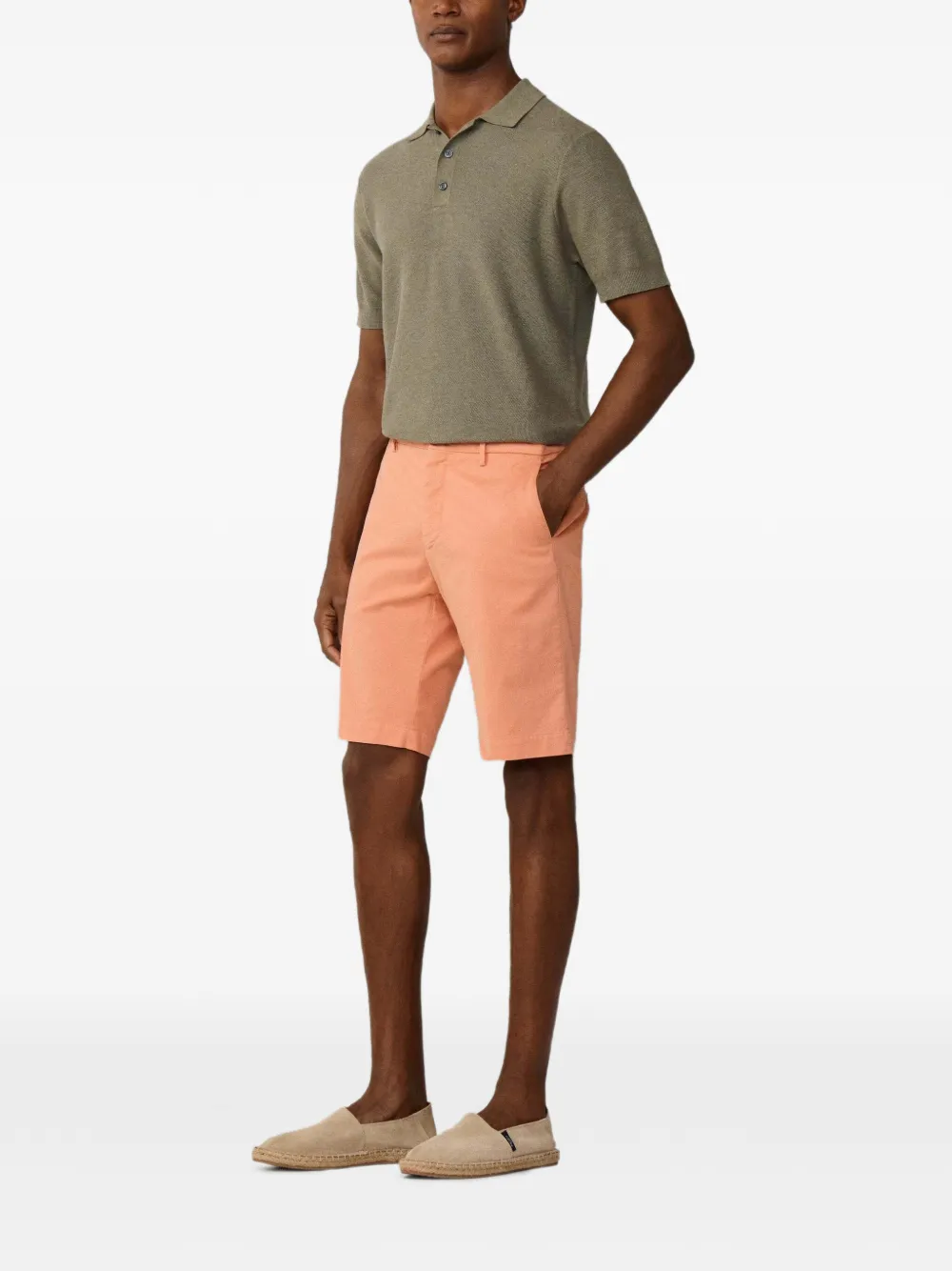 Hackett London Sanderson chino shorts Oranje