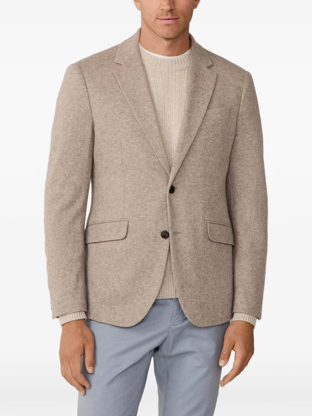Hackett London Ascot Blazer In Neutrals