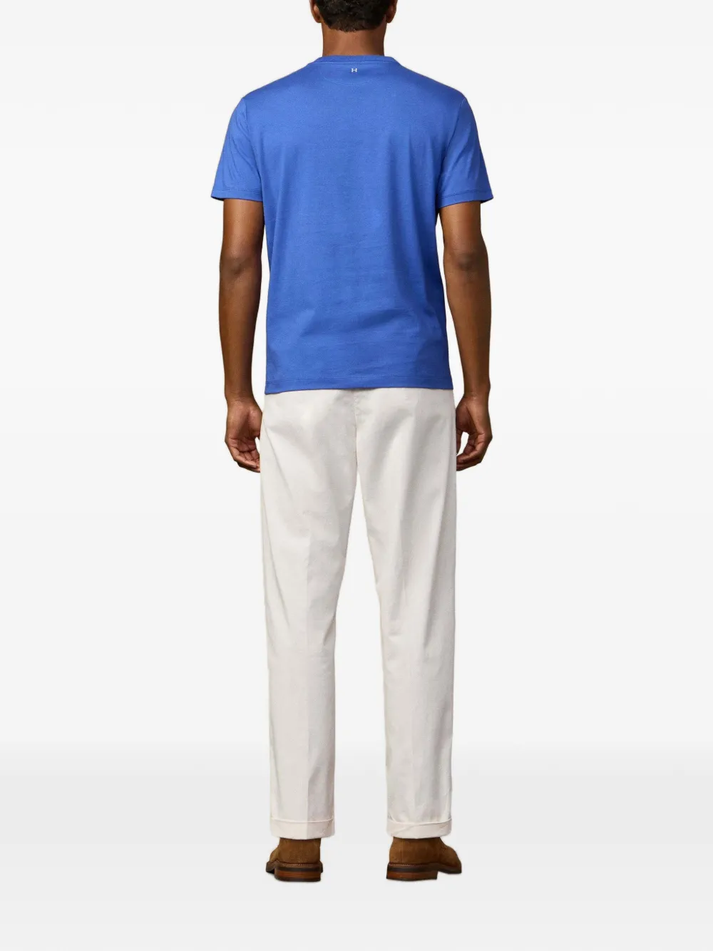 Hackett London T-shirt met Harry print Blauw