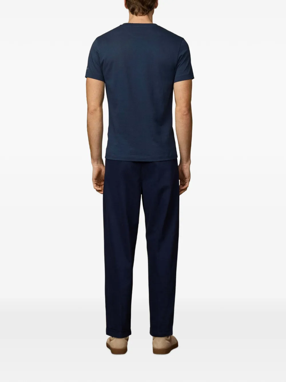 Hackett 런던 로잉 클럽 프린트 티셔츠 In Blue