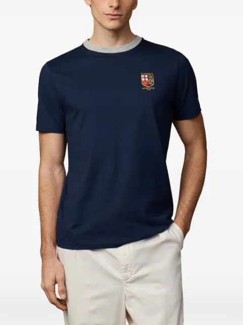 Hackett London logo-embroidered T-shirt