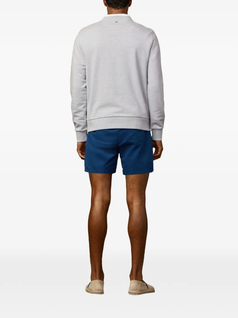 Hackett London Harry katoenen trui met ronde hals Grijs