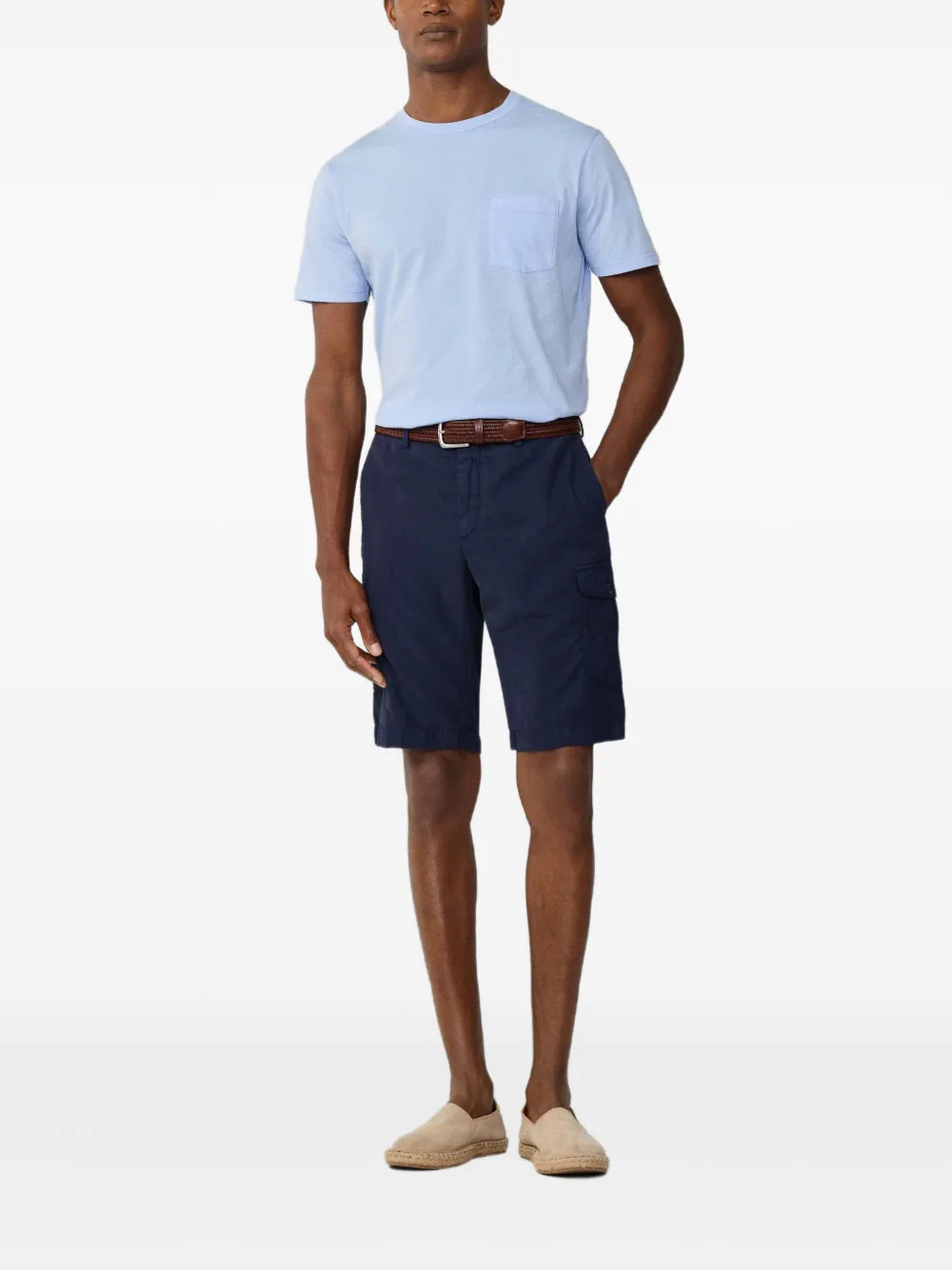 Hackett Sanderson Cargo Shorts In Blue