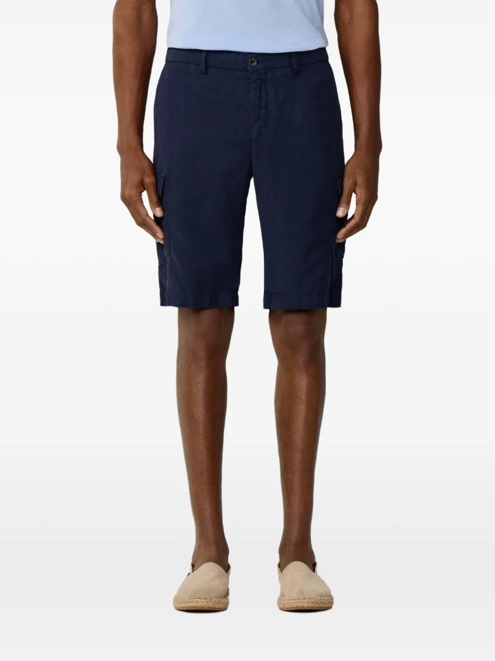 Hackett Sanderson Cargo Shorts In Blue