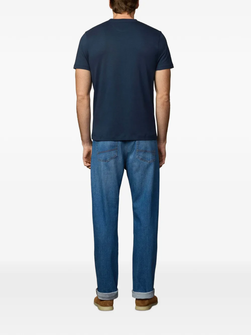 Hackett Logo-print T-shirt In Blue