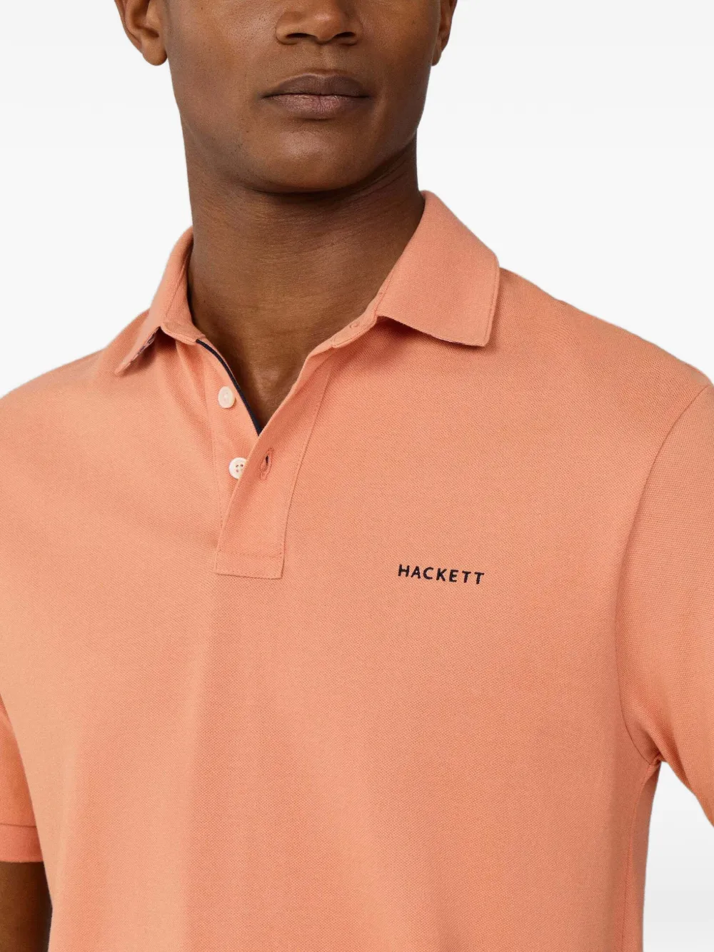 Hackett London Swim trim poloshirt Oranje