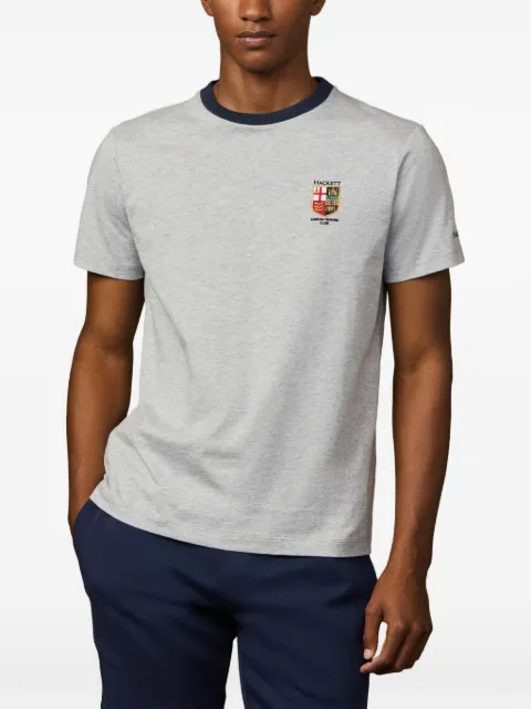 Hackett London logo-embroidered T-shirt