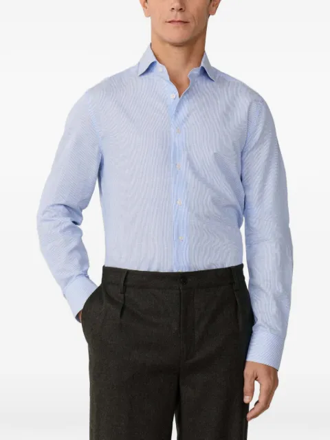 Hackett London striped Knightsbridge collar shirt