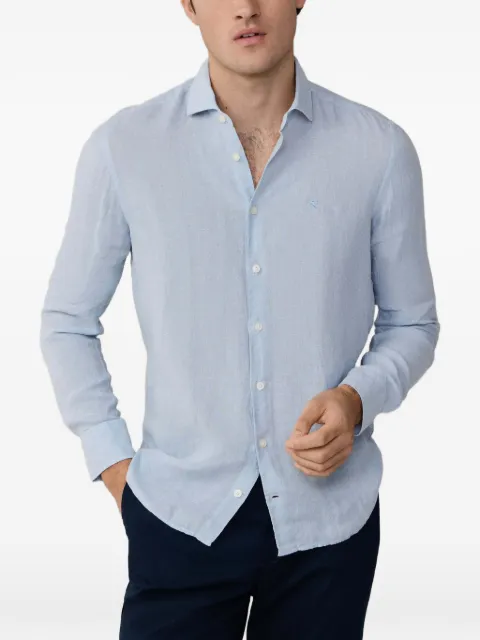 Hackett London long-sleeve buttoned shirt