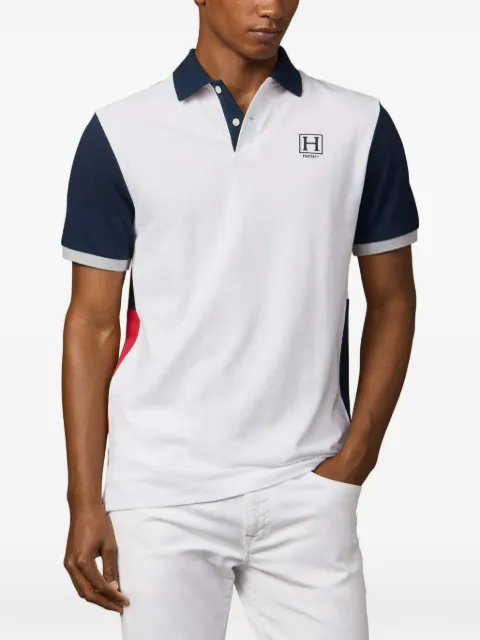 Hackett London logo-embroidered polo shirt