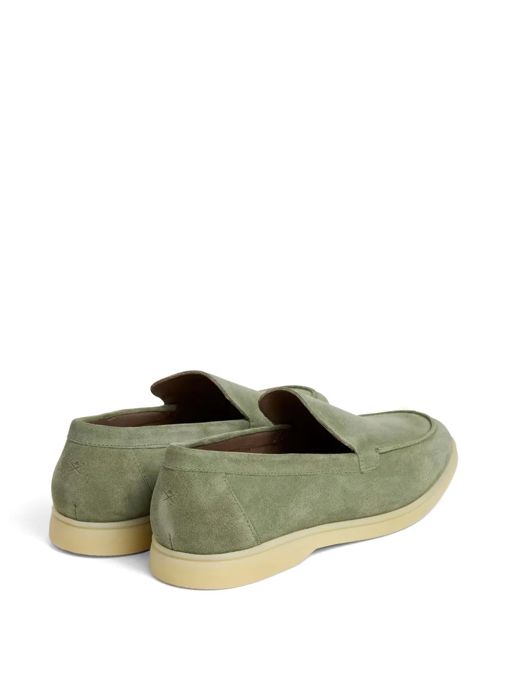 Hackett London Martin suède loafers Groen