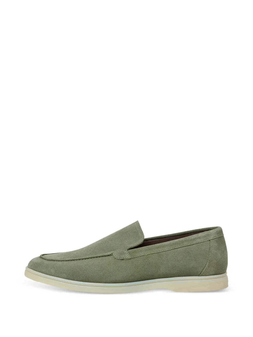 Hackett London Martin suède loafers Groen