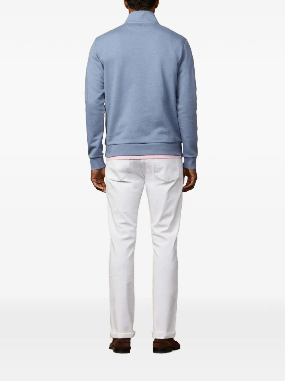 Hackett London Heritage trui met rits Blauw