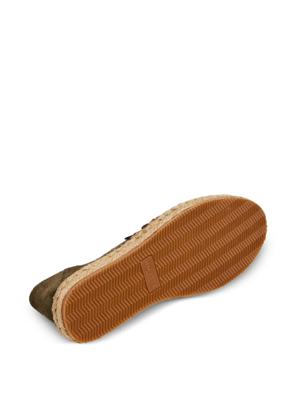 Hackett London Baywatch suède espadrilles Groen