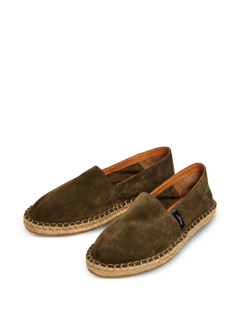 Hackett London Baywatch suède espadrilles Groen