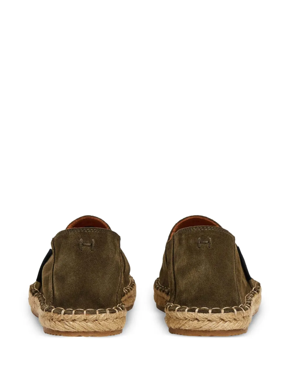 Hackett London Baywatch suède espadrilles Groen
