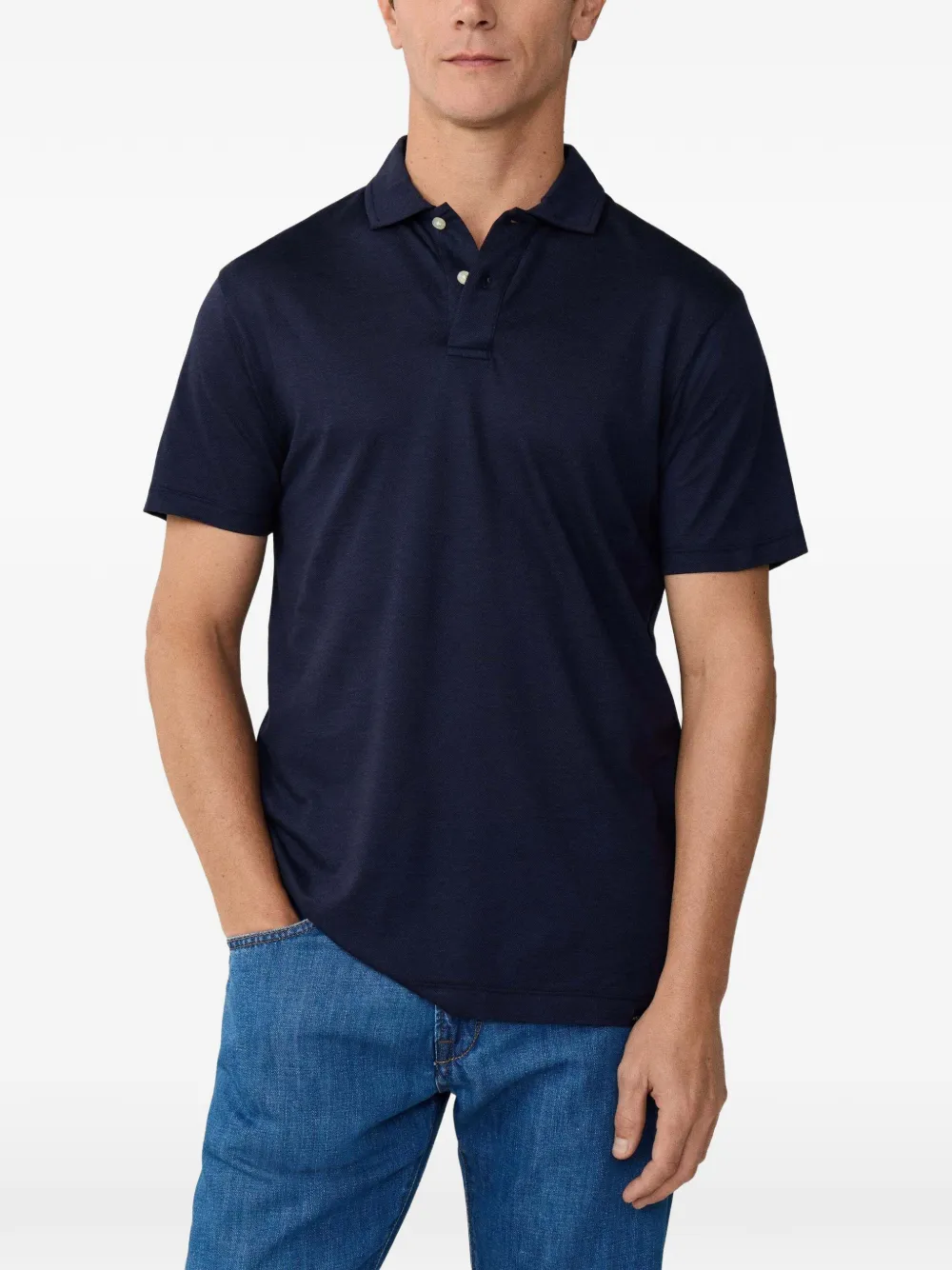 Hackett London Poloshirt Blauw