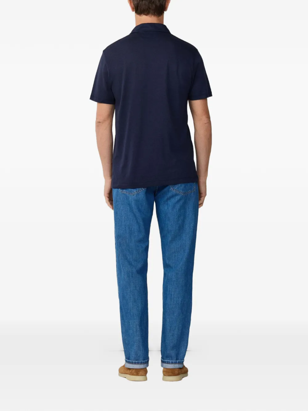 Hackett London Poloshirt Blauw