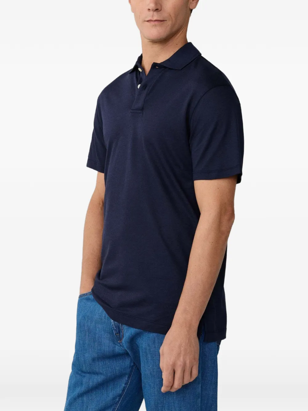 Hackett London Poloshirt Blauw
