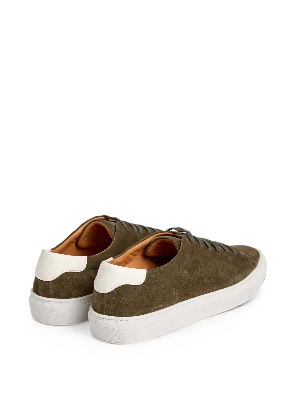 Hackett London Idol suède sneakers Groen
