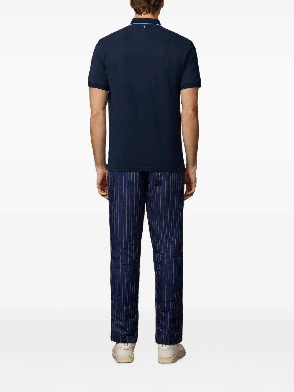 Hackett London Heritage Nbr poloshirt met afwerking Blauw
