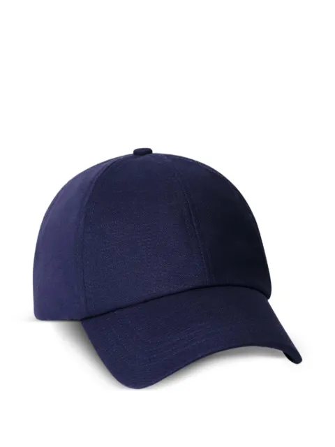 Hackett linen baseball cap