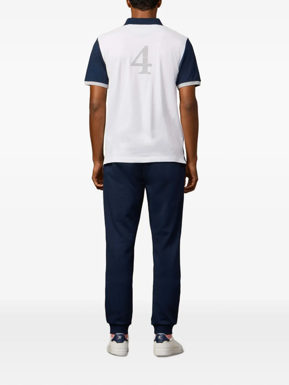 Hackett London Rowing Club poloshirt met korte mouwen Blauw